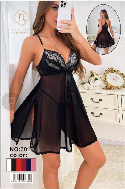 Babydoll Satin Multicolore Pack